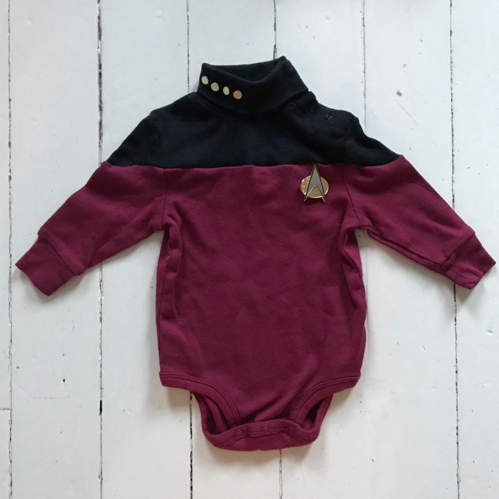 Baby Star Trek Onesie & Pants - Homemade